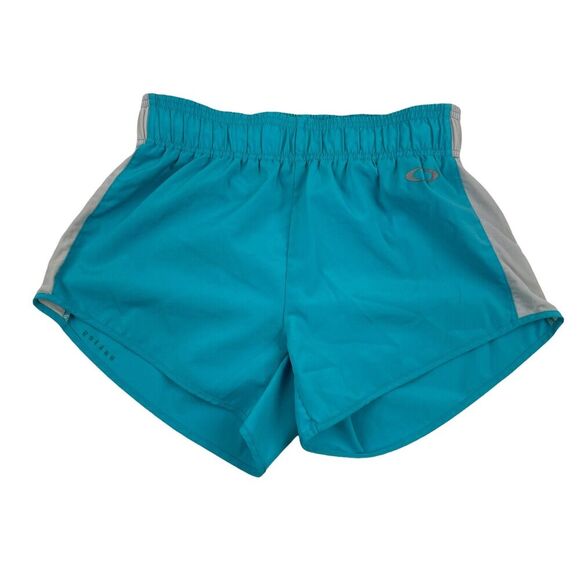 Oakley Workout Running Activewear Shorts Size XS Blue Lined Stretch - Picture 1 of 6
